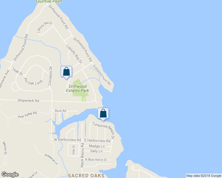 map of restaurants, bars, coffee shops, grocery stores, and more near 1806 Driftwood Point Road in Santa Rosa Beach