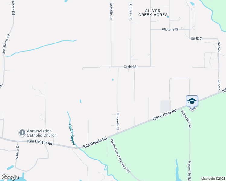 map of restaurants, bars, coffee shops, grocery stores, and more near 16175 Magnolia Street in Kiln
