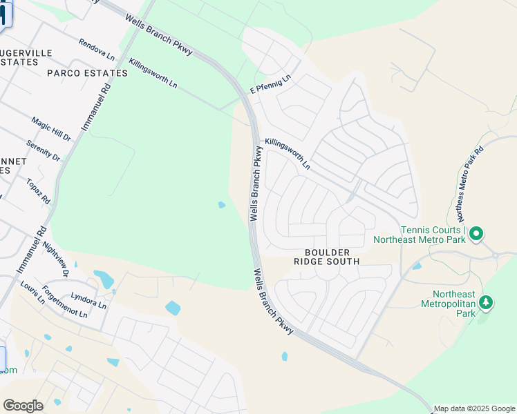 map of restaurants, bars, coffee shops, grocery stores, and more near 2712 Halite Bend in Pflugerville