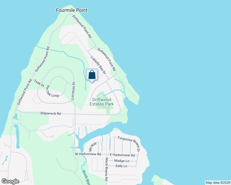 map of restaurants, bars, coffee shops, grocery stores, and more near 552 East Shipwreck Road in Santa Rosa Beach