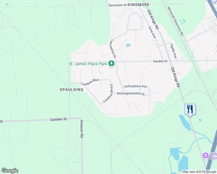 map of restaurants, bars, coffee shops, grocery stores, and more near 7195 Cumbria Boulevard East in Jacksonville
