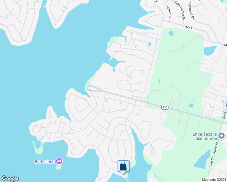 map of restaurants, bars, coffee shops, grocery stores, and more near 5206 Lakeshore Drive in Willis