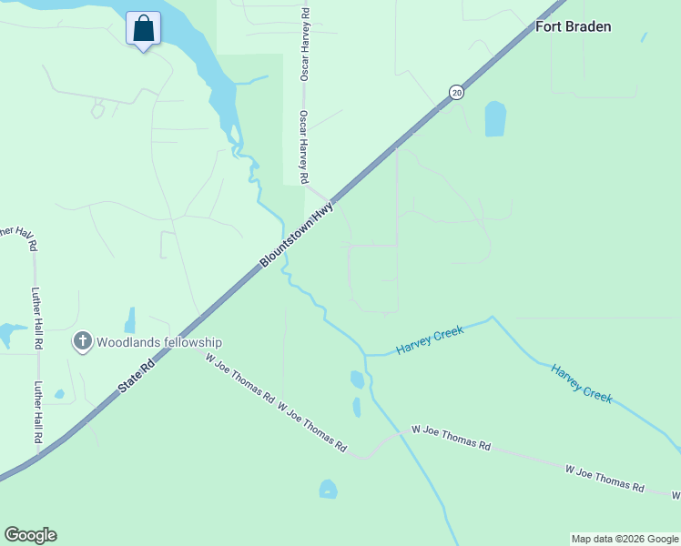 map of restaurants, bars, coffee shops, grocery stores, and more near 16069 Bob Ellis Road in Tallahassee
