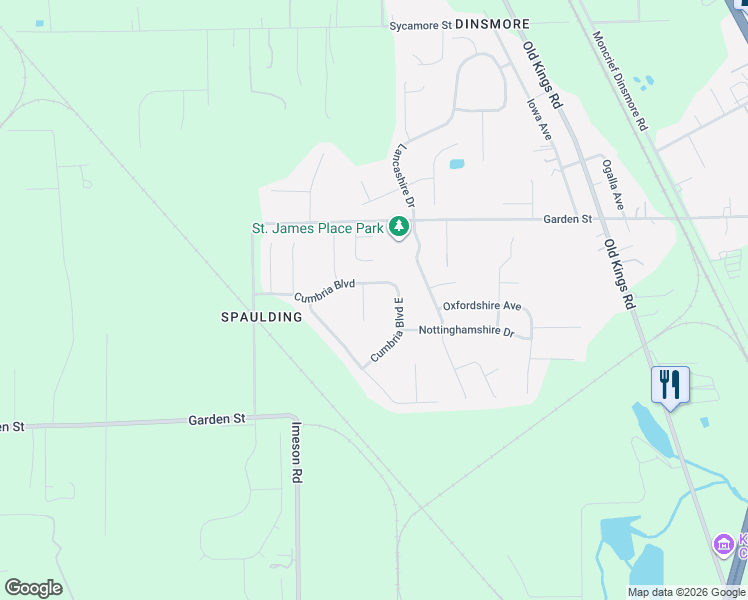 map of restaurants, bars, coffee shops, grocery stores, and more near 7195 Cumbria Boulevard East in Jacksonville