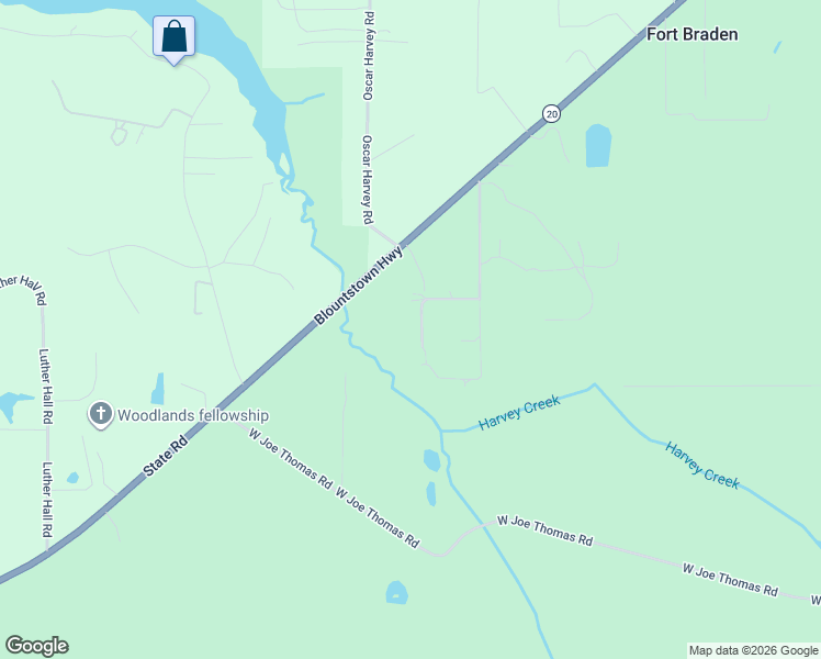 map of restaurants, bars, coffee shops, grocery stores, and more near 16069 Bob Ellis Road in Tallahassee