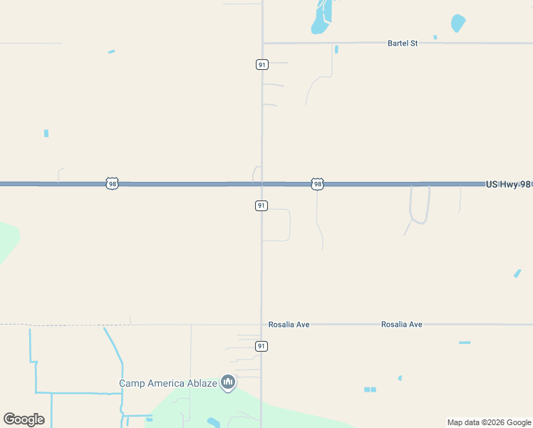 map of restaurants, bars, coffee shops, grocery stores, and more near 32098 U.S. 98 in Lillian