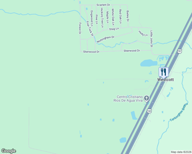 map of restaurants, bars, coffee shops, grocery stores, and more near 650 Our Road in Shepherd