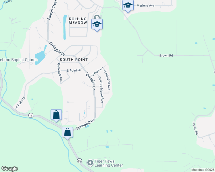 map of restaurants, bars, coffee shops, grocery stores, and more near 23580 Country Manor Avenue in Denham Springs