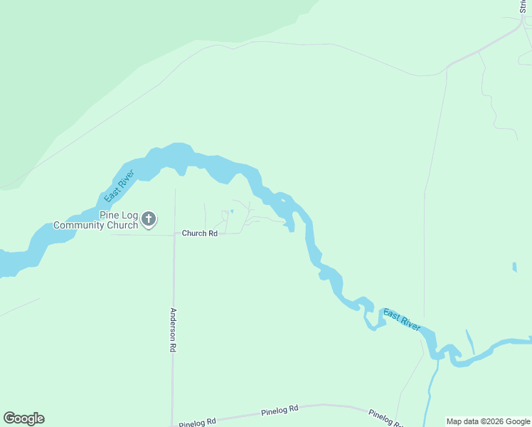 map of restaurants, bars, coffee shops, grocery stores, and more near 11409 Church Road in Ebro