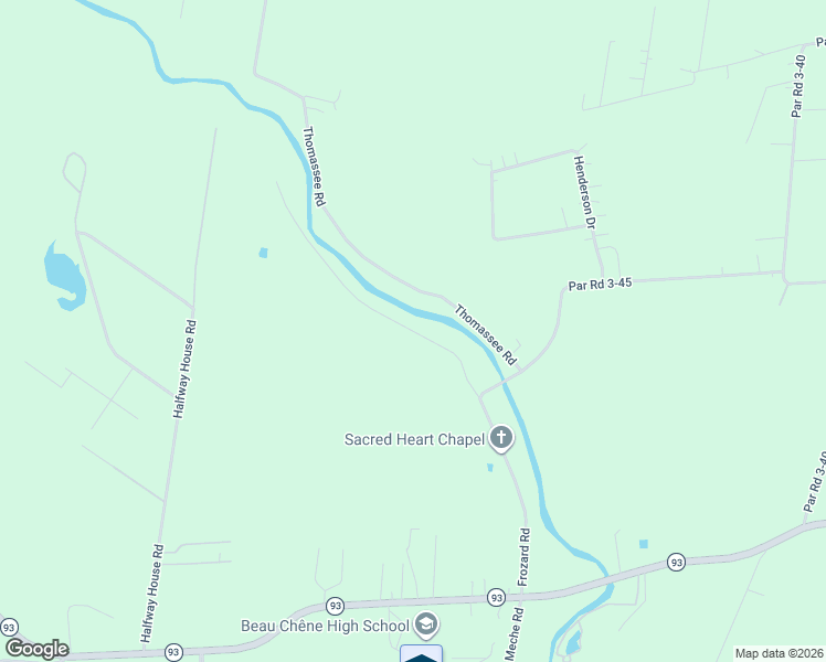 map of restaurants, bars, coffee shops, grocery stores, and more near Frozard Road in St. Landry Parish