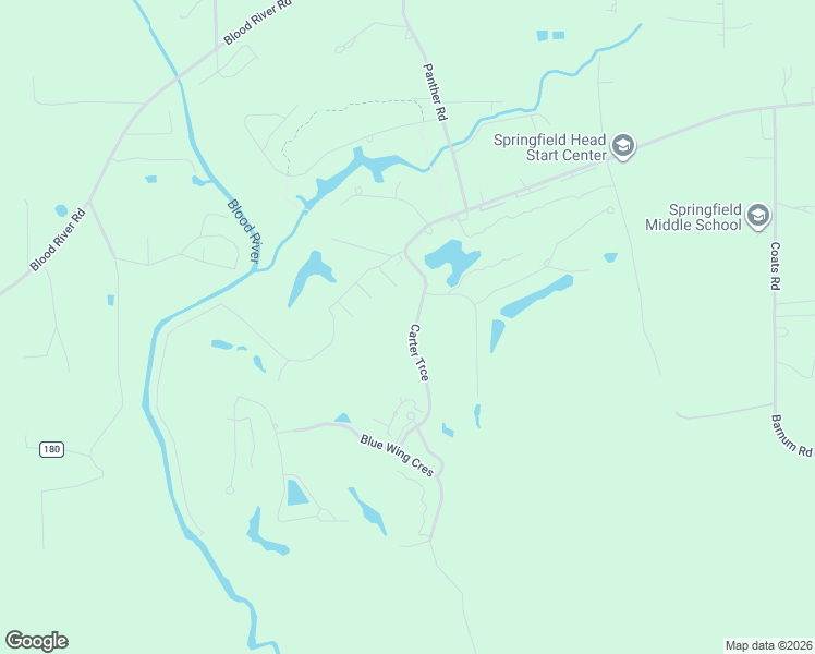 map of restaurants, bars, coffee shops, grocery stores, and more near 23805 Carter Trace in Springfield