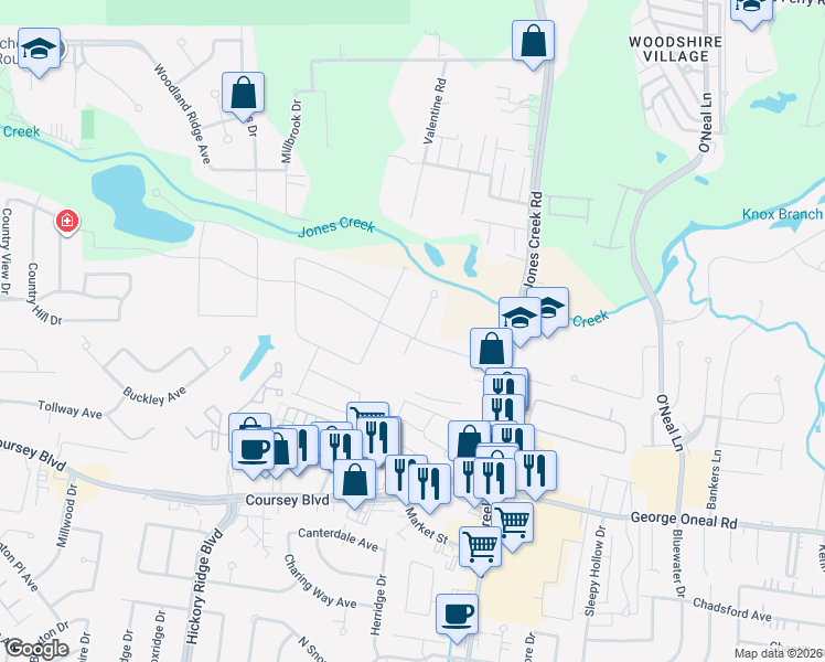 map of restaurants, bars, coffee shops, grocery stores, and more near 13963 Bellacosa Avenue in Baton Rouge