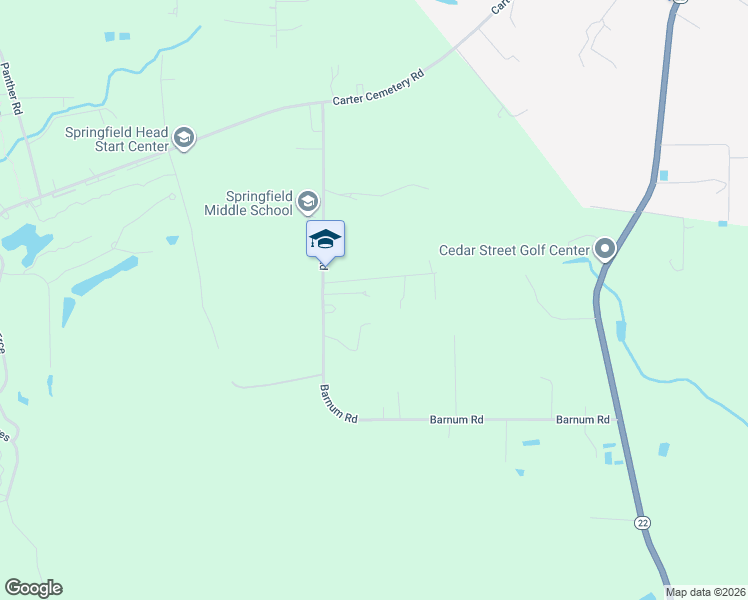 map of restaurants, bars, coffee shops, grocery stores, and more near 31575 Willie Coates Lane in Springfield