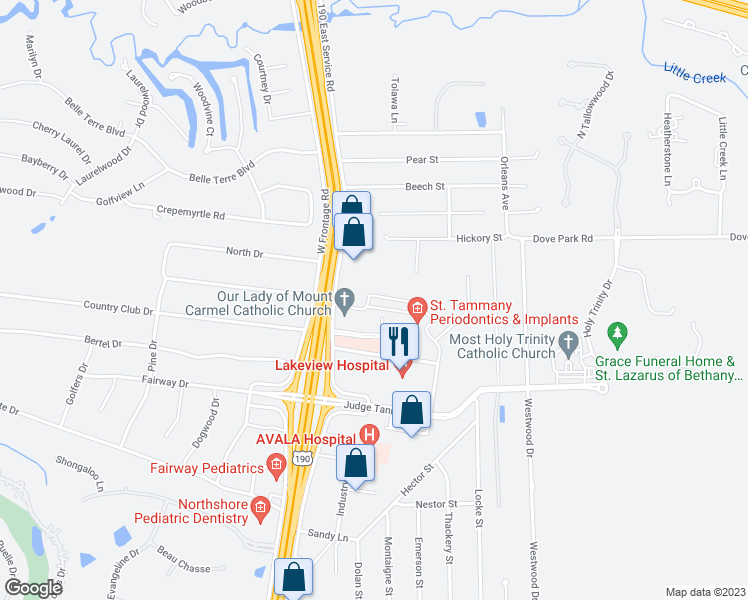 map of restaurants, bars, coffee shops, grocery stores, and more near 4004 Jonathon Lane in Covington