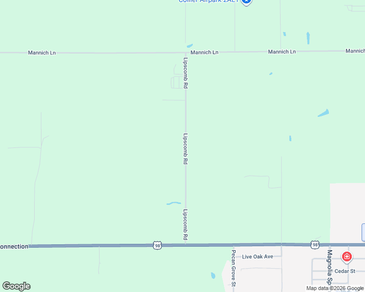 map of restaurants, bars, coffee shops, grocery stores, and more near 12000-12900 Lipscomb Road in Foley