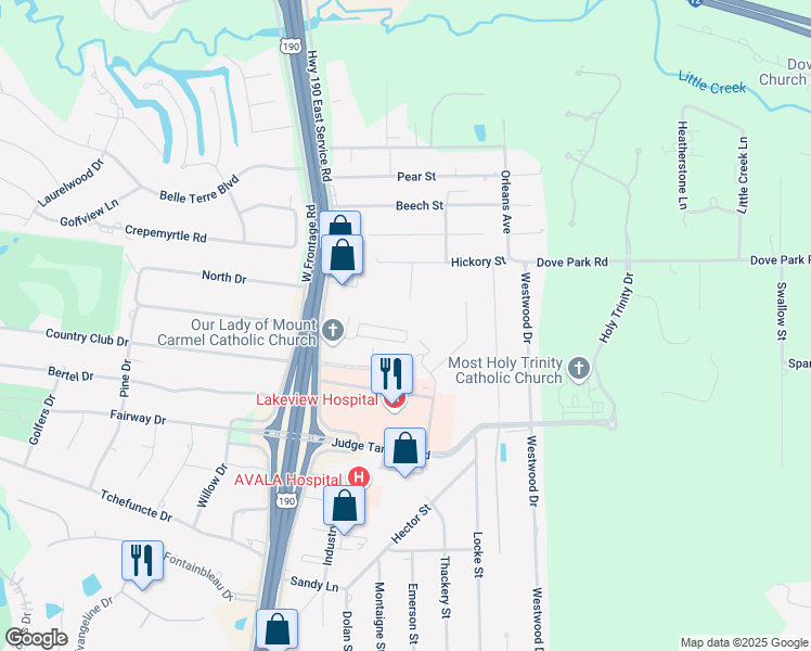 map of restaurants, bars, coffee shops, grocery stores, and more near 4065 Jonathon Lane in Covington