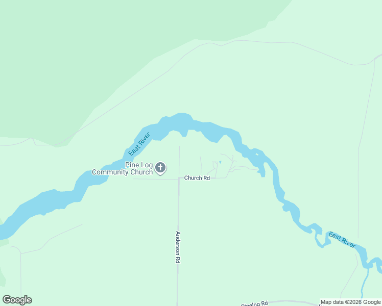 map of restaurants, bars, coffee shops, grocery stores, and more near 14330 Anderson Road in Ebro