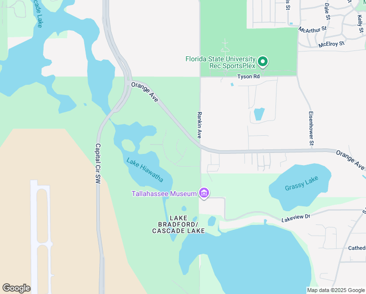 map of restaurants, bars, coffee shops, grocery stores, and more near 4111 Pond Cypress Court in Tallahassee