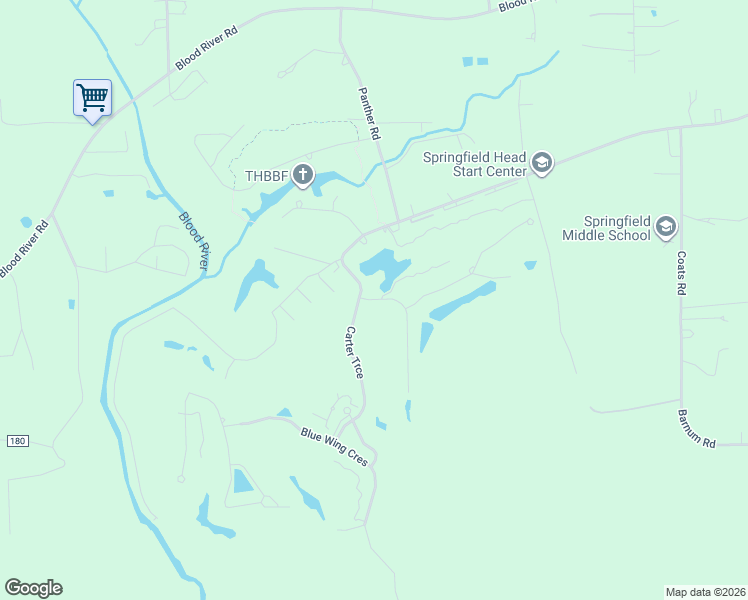map of restaurants, bars, coffee shops, grocery stores, and more near 23839 Monarch Point in Springfield