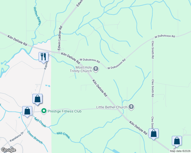 map of restaurants, bars, coffee shops, grocery stores, and more near 9062 Kiln Delisle Road in Pass Christian