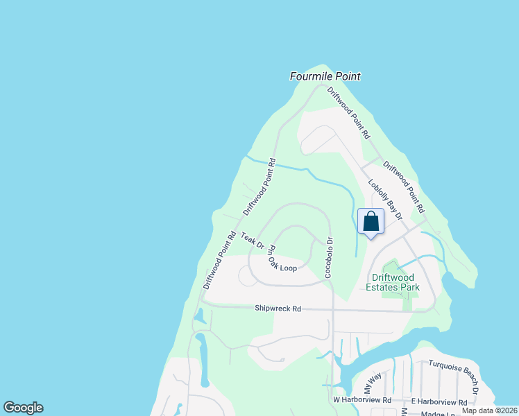 map of restaurants, bars, coffee shops, grocery stores, and more near 394 Driftwood Point Road in Santa Rosa Beach
