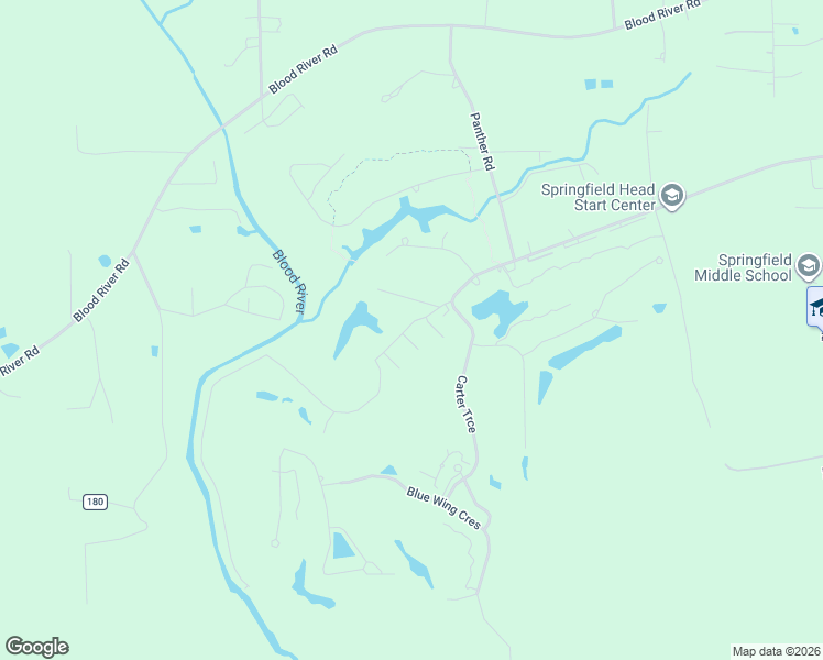 map of restaurants, bars, coffee shops, grocery stores, and more near 30527 Turkey Trot Court in Springfield