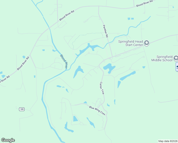 map of restaurants, bars, coffee shops, grocery stores, and more near 30527 Turkey Trot Court in Springfield