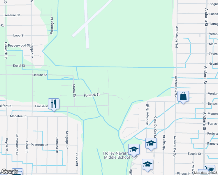 map of restaurants, bars, coffee shops, grocery stores, and more near 2229 Smallwood Drive in Navarre