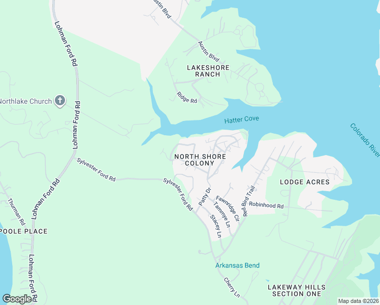 map of restaurants, bars, coffee shops, grocery stores, and more near 3706 Firemans Trail in Lago Vista