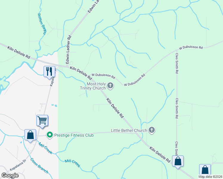 map of restaurants, bars, coffee shops, grocery stores, and more near 9062 Kiln Delisle Road in Pass Christian