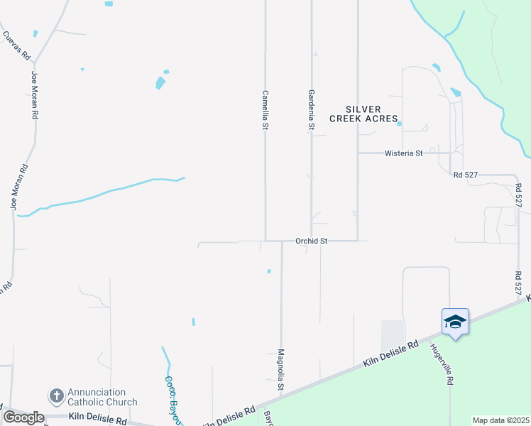 map of restaurants, bars, coffee shops, grocery stores, and more near 17087 Camellia St in Kiln