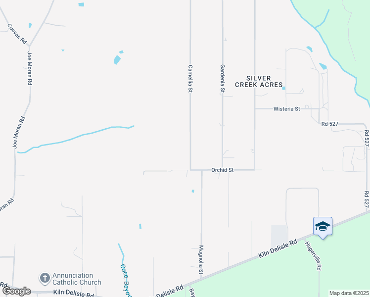 map of restaurants, bars, coffee shops, grocery stores, and more near 17087 Camellia Street in Kiln