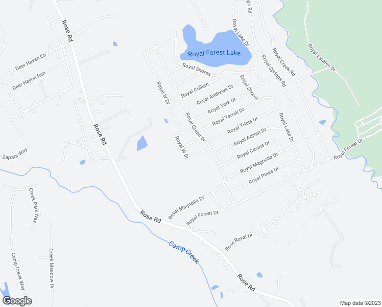 map of restaurants, bars, coffee shops, grocery stores, and more near 10447 Royal Adrian Drive in Conroe