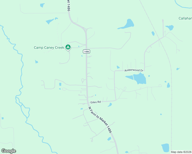 map of restaurants, bars, coffee shops, grocery stores, and more near 3950 Farm to Market 1486 in Montgomery