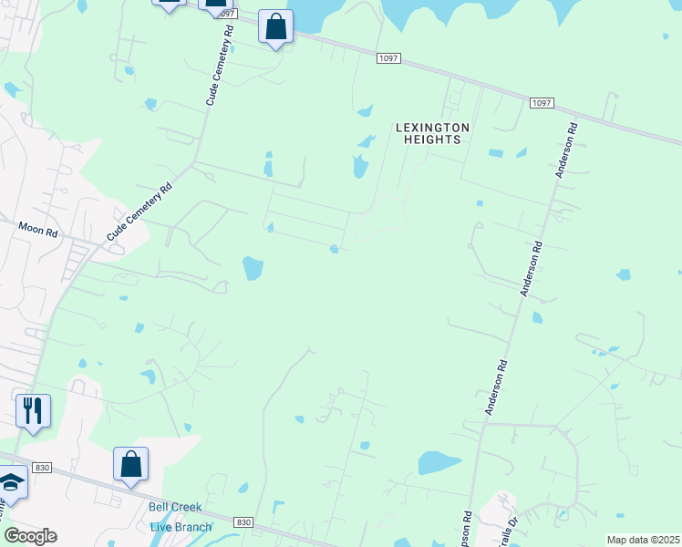 map of restaurants, bars, coffee shops, grocery stores, and more near 12310 Glenmar in Willis