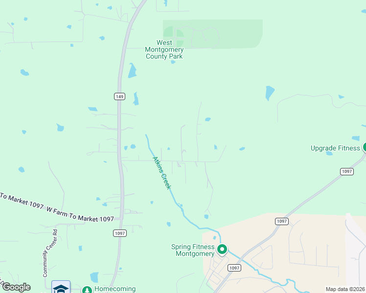 map of restaurants, bars, coffee shops, grocery stores, and more near 21136 Arnsworth in Montgomery