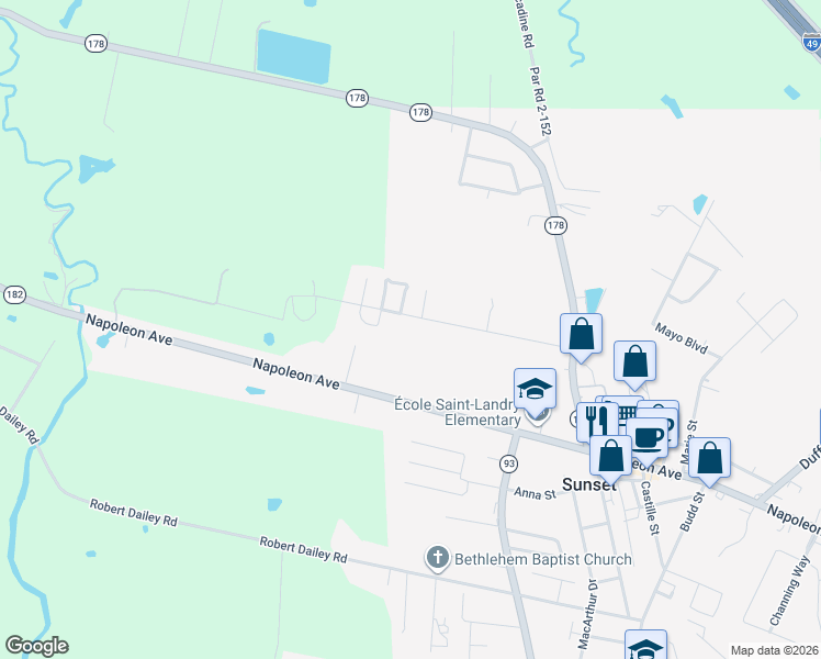 map of restaurants, bars, coffee shops, grocery stores, and more near 297 Richard Street in Sunset