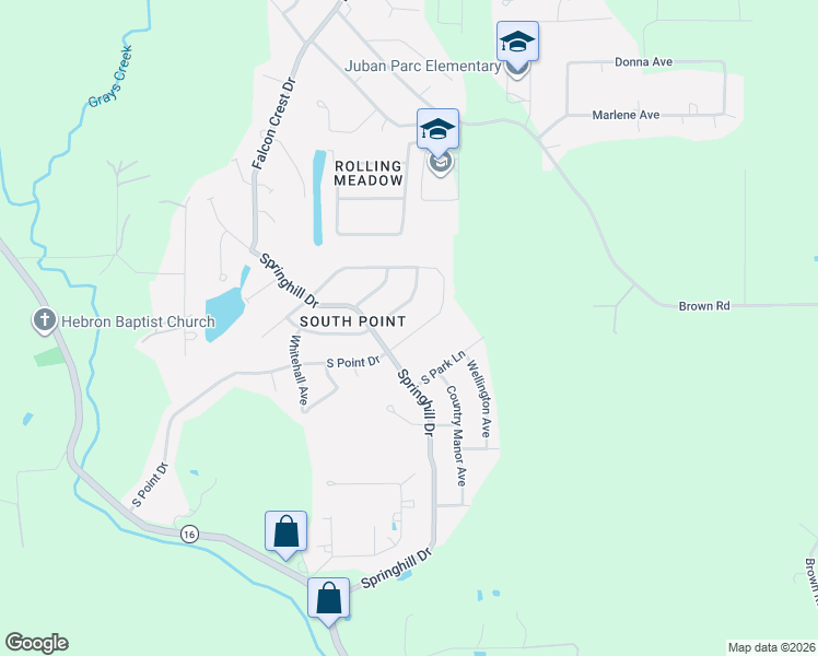 map of restaurants, bars, coffee shops, grocery stores, and more near 23869 Rosemont Avenue in Denham Springs
