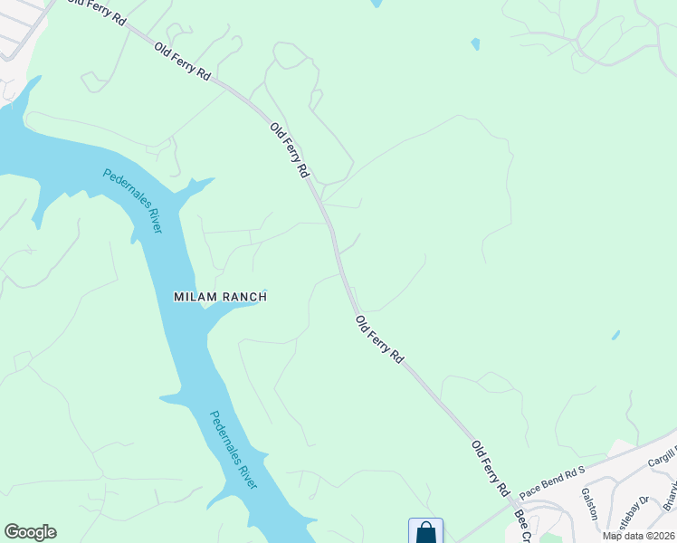 map of restaurants, bars, coffee shops, grocery stores, and more near 23702 Old Ferry Road in Spicewood