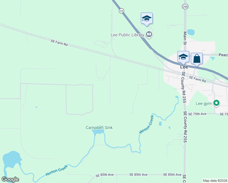 map of restaurants, bars, coffee shops, grocery stores, and more near in Lee