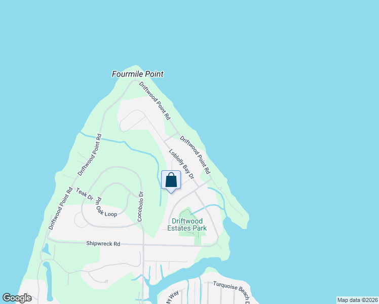map of restaurants, bars, coffee shops, grocery stores, and more near 1387 Driftwood Point Road in Santa Rosa Beach