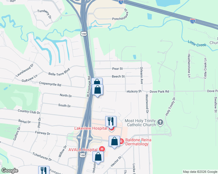 map of restaurants, bars, coffee shops, grocery stores, and more near 138 Walnut Street in Covington