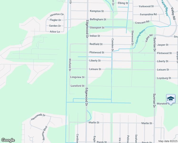 map of restaurants, bars, coffee shops, grocery stores, and more near 6599 Leisure Street in Navarre
