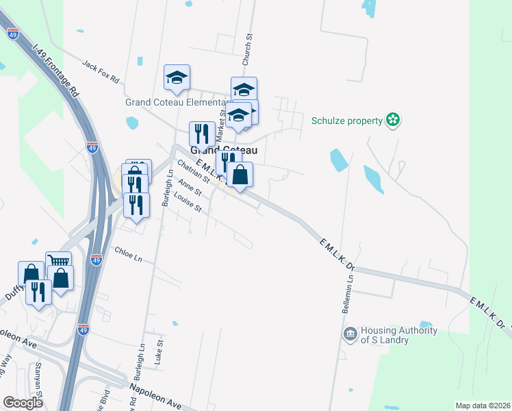 map of restaurants, bars, coffee shops, grocery stores, and more near 287 Chatrian Street in Sunset