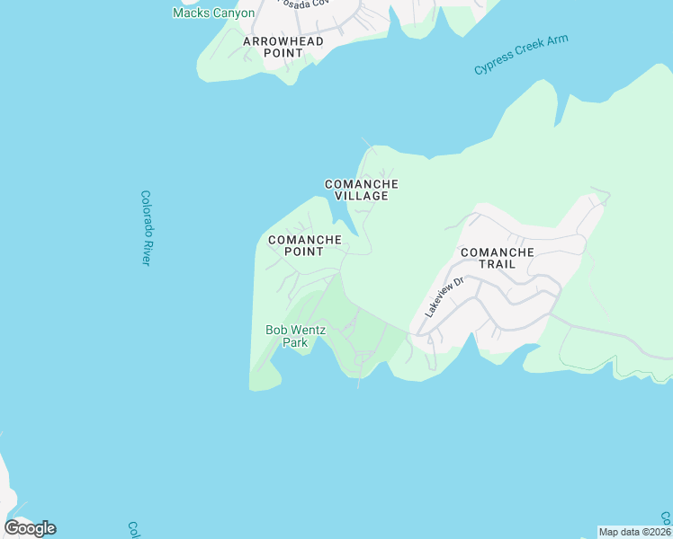 map of restaurants, bars, coffee shops, grocery stores, and more near 7164 Comanche Trail in Austin