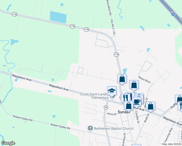 map of restaurants, bars, coffee shops, grocery stores, and more near 297 Richard Street in Sunset