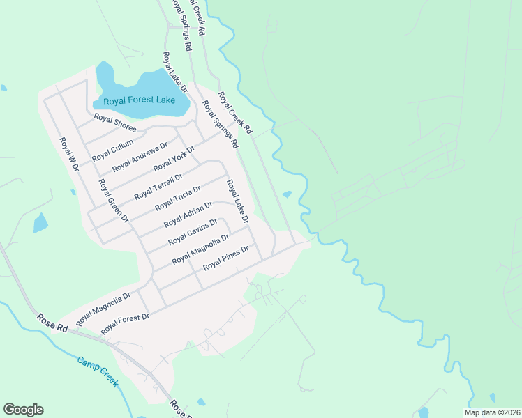 map of restaurants, bars, coffee shops, grocery stores, and more near 12448 Royal Lake Drive in Conroe