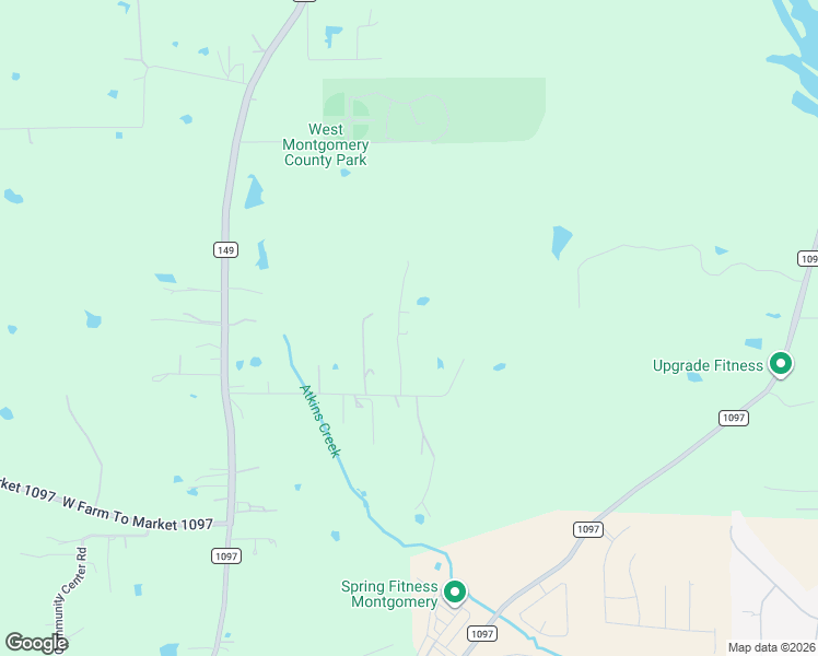 map of restaurants, bars, coffee shops, grocery stores, and more near 21136 Arnsworth in Montgomery