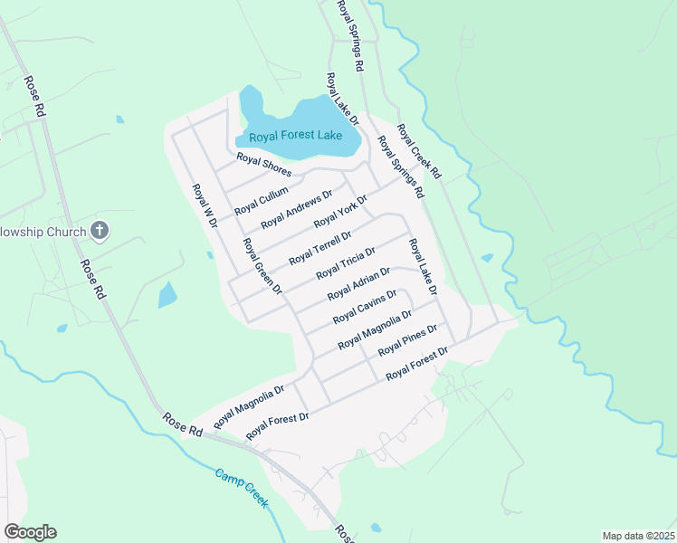 map of restaurants, bars, coffee shops, grocery stores, and more near 10652 Royal Tricia Drive in Conroe