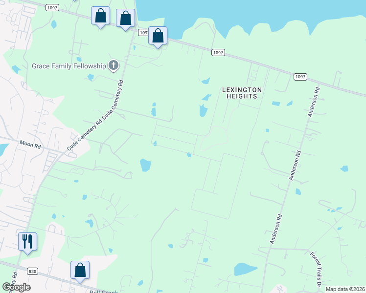 map of restaurants, bars, coffee shops, grocery stores, and more near 12310 Glenmar in Willis